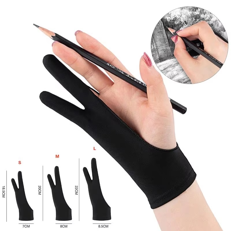 Touchscreen Glove Capacitive - S/m/l luvas de desenho de dois