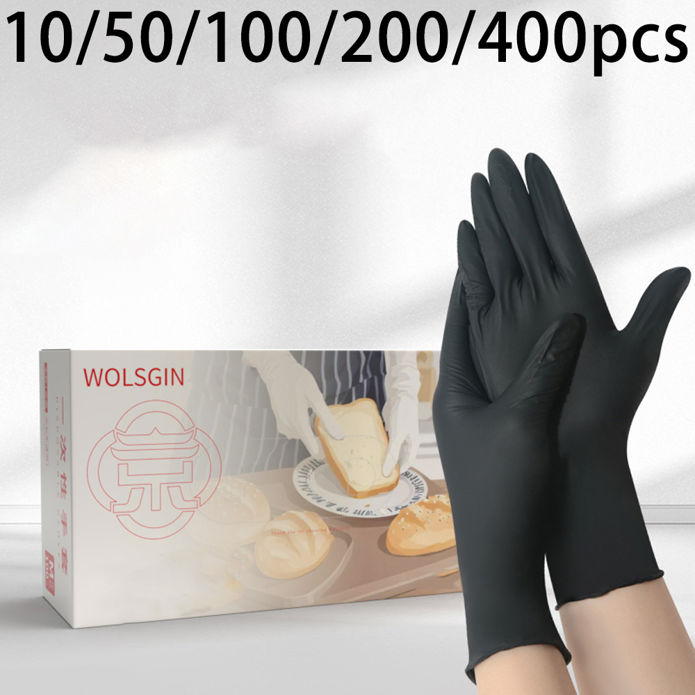 Rubber Glove Cleaning - 10/50/100/200/400 peças de luvas descartáveis ​​de