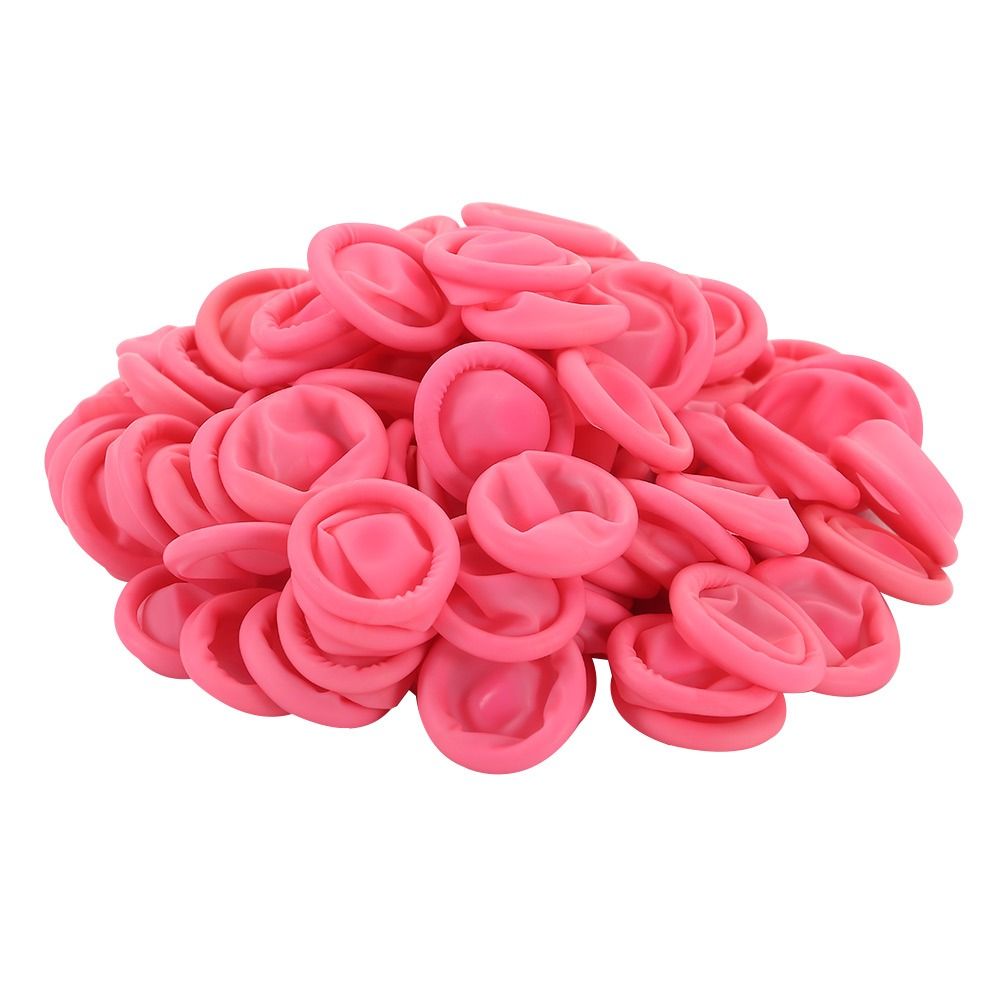 Latex Disposable Glove - 100/300 pçs luvas protetoras descartáveis de
