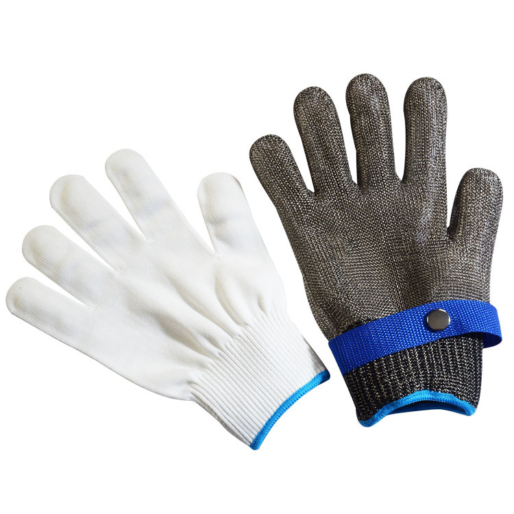 Cut Resistant Glove - Luvas de aço inoxidável resistentes ao