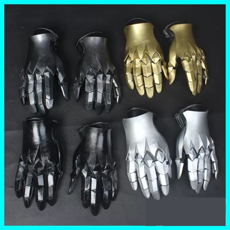 Work Glove Impact - Genshin impacto argenti cosplay luvas punk