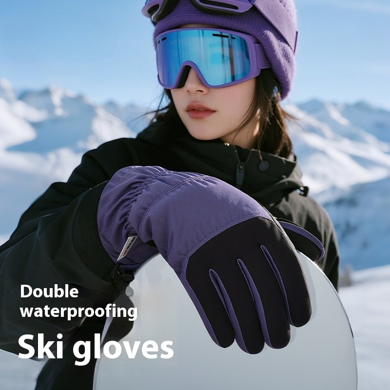 Winter Glove Insulated - Novo inverno luvas térmicas esqui ciclismo