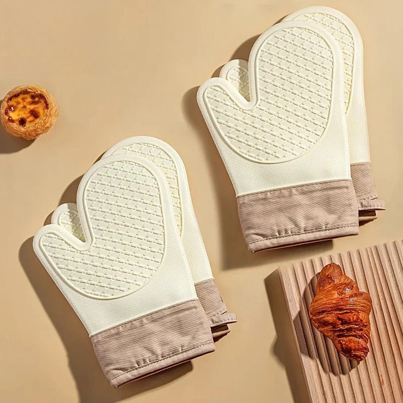 Oven Mitt Silicone - Luvas de Silicone Resistentes ao Calor
