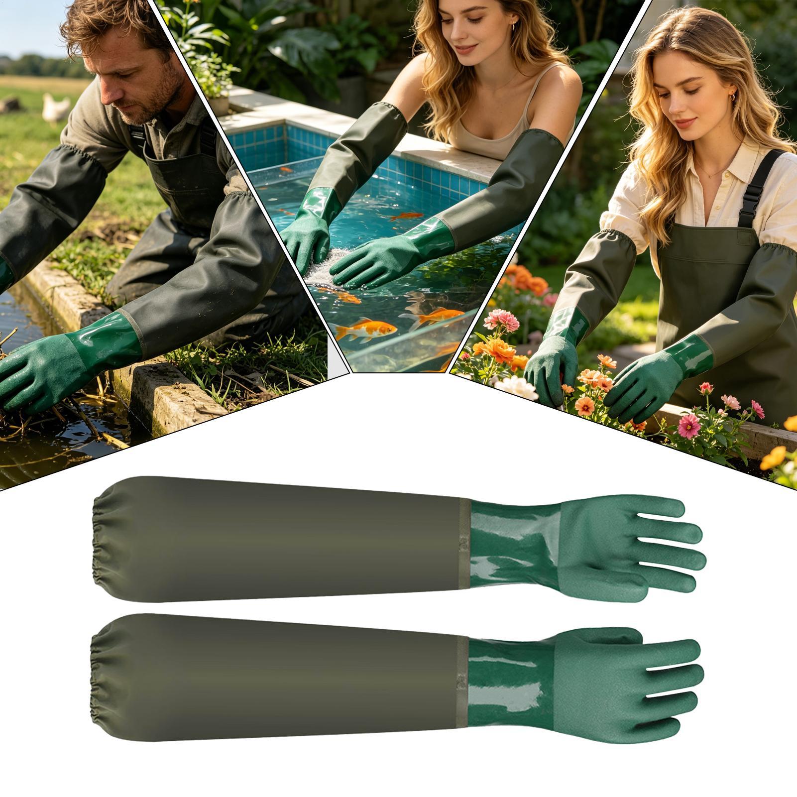 Rubber Glove Cleaning - Luvas de borracha impermeáveis, duráveis e