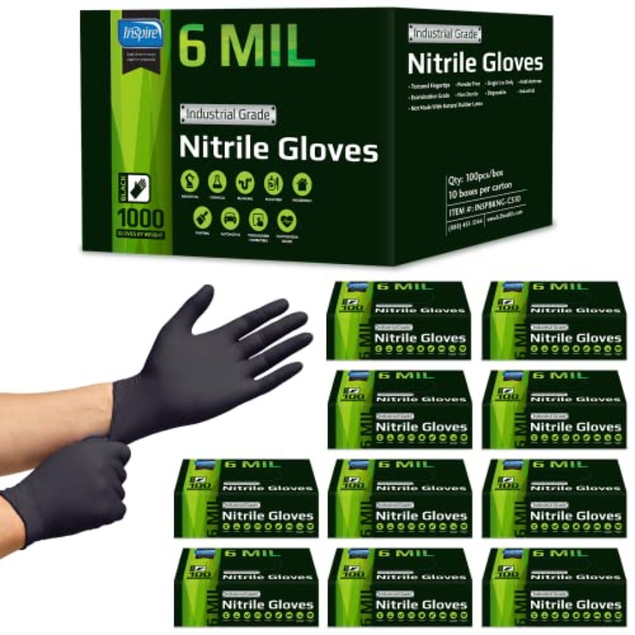 Nitrile Mechanic Glove - Luvas Descartáveis Inspire HEAVY DUTY ORIGINAL