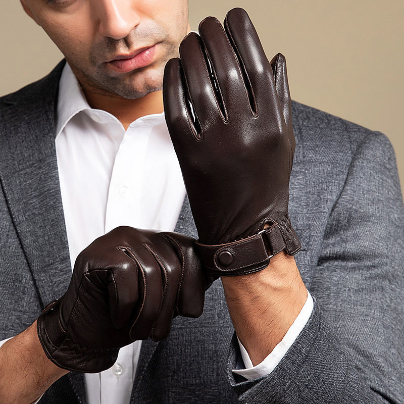 Leather Driving Glove - 2024 luvas de couro de pele