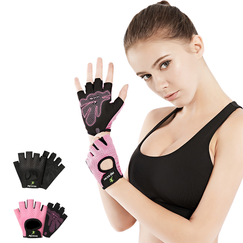 Workout Glove Gym - Verão feminino masculino silicone antiderrapante à