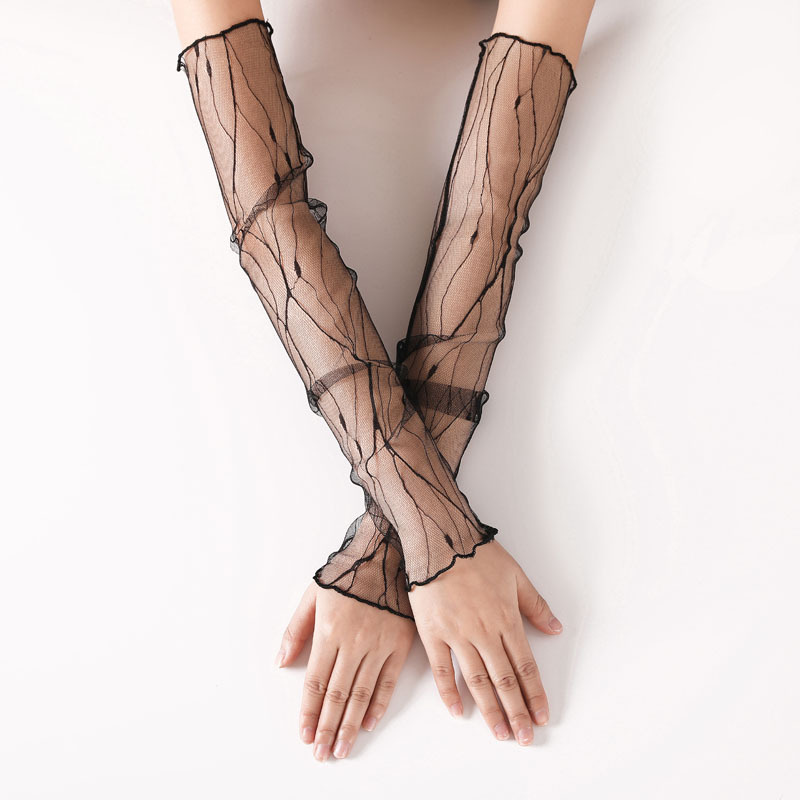 Cycling Glove Padded - Malha de gelo manga mulheres verão