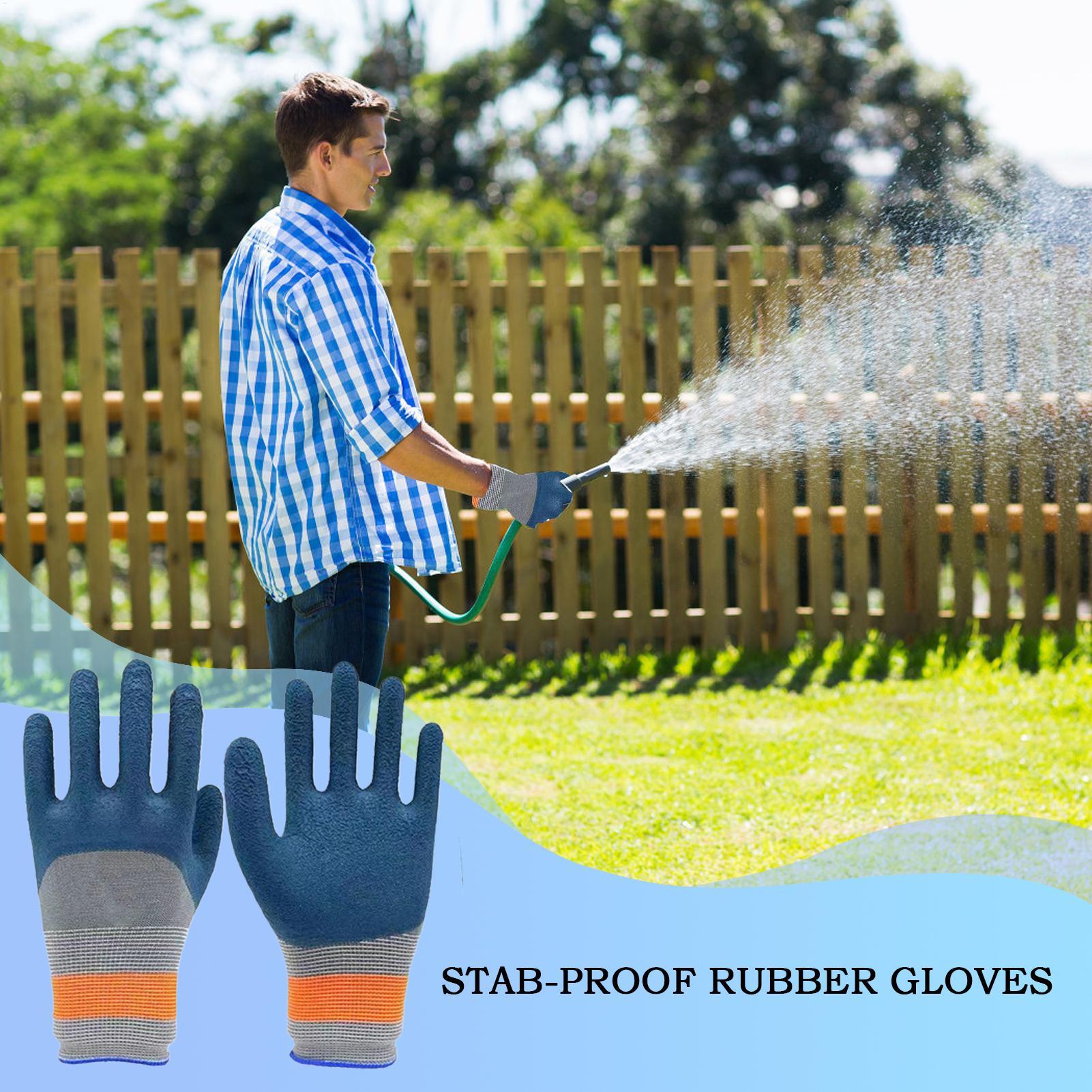 Gardening Glove Waterproof - Luvas de Jardinagem em Látex Impermeáveis,