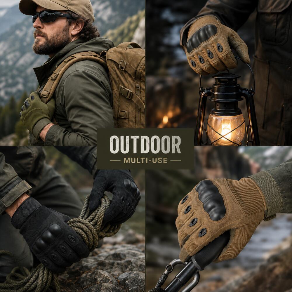 Work Glove Impact - Luvas Táticas Resistentes a Impactos, Luvas