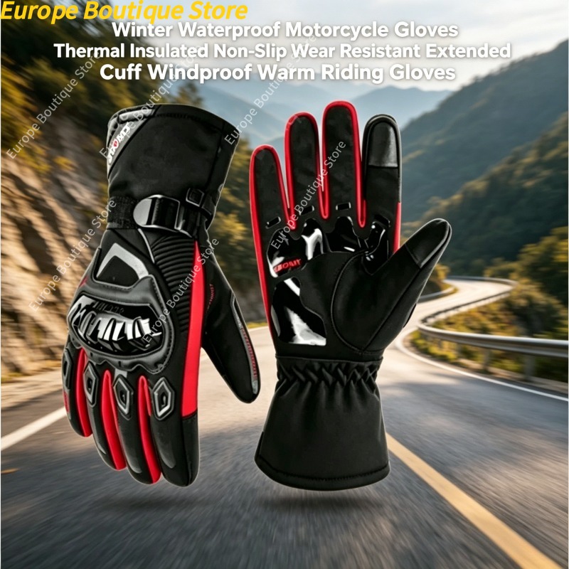 Winter Glove Insulated - Luvas de inverno para motocicleta, à