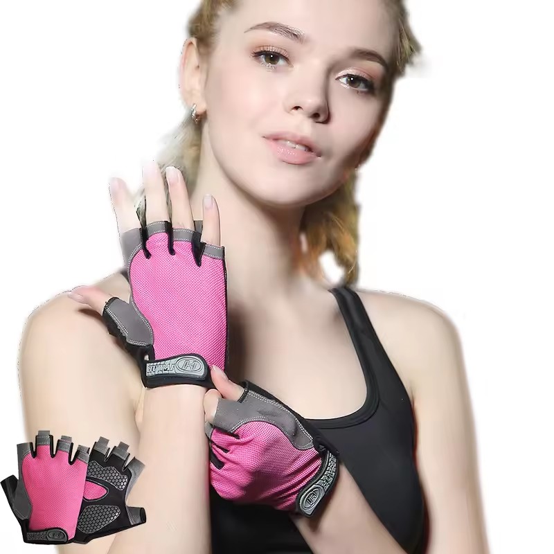 Workout Glove Gym - Luvas respiráveis antiderrapantes de meio dedo