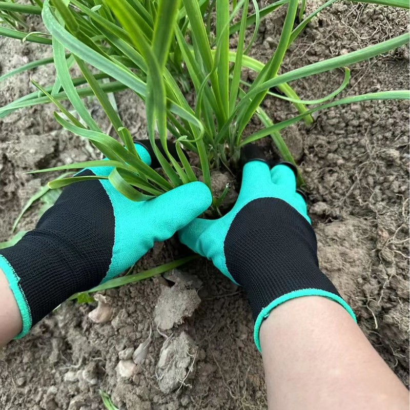 Gardening Glove Waterproof - Luvas de Jardinagem com Garras Embutidas,