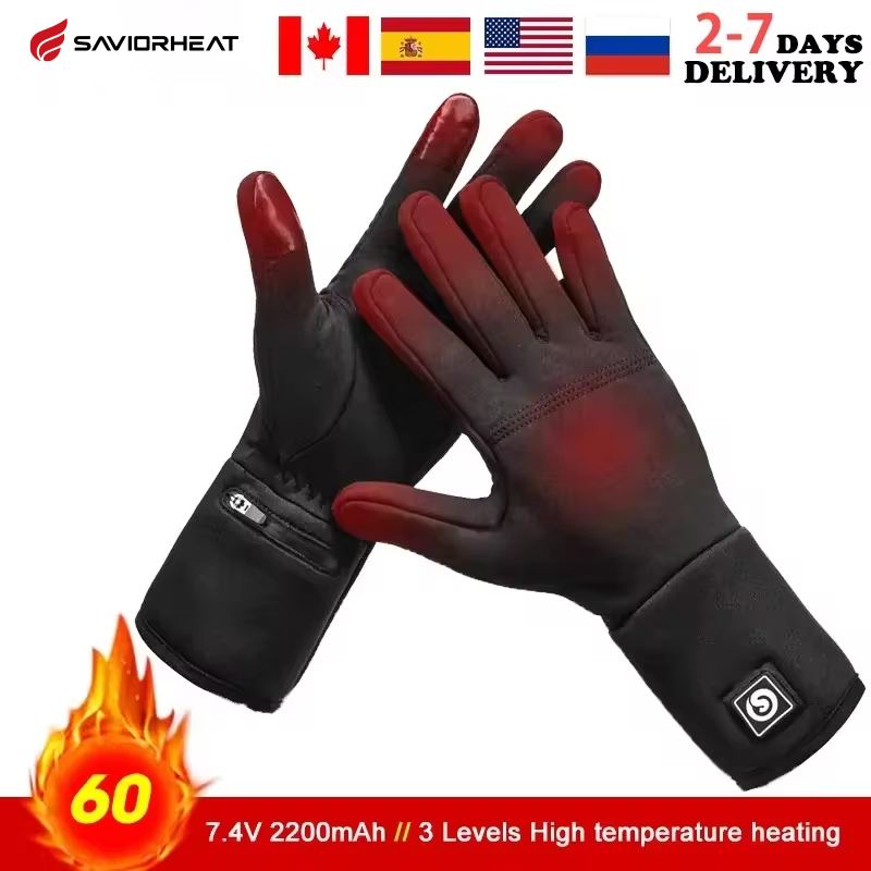 Heat Resistant Glove - Forro elétrico recarregável luvas aquecidas inverno