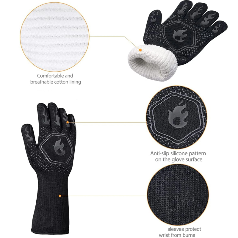 1 Par de Luvas de Forno, Luvas - Oven Mitt Silicone avaliação e preço
