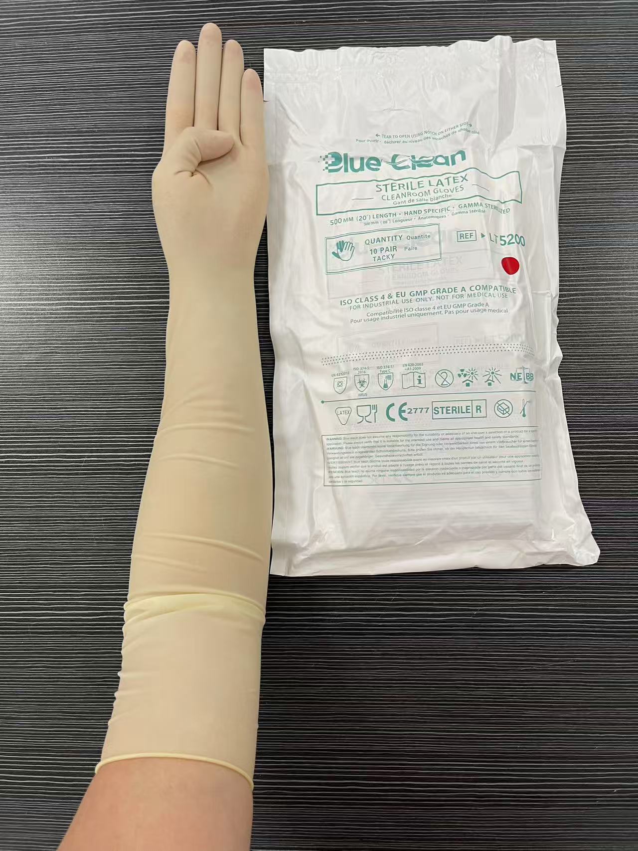 Azul limpo LT5200 (10 pares) l - Rubber Glove Cleaning avaliação e preço