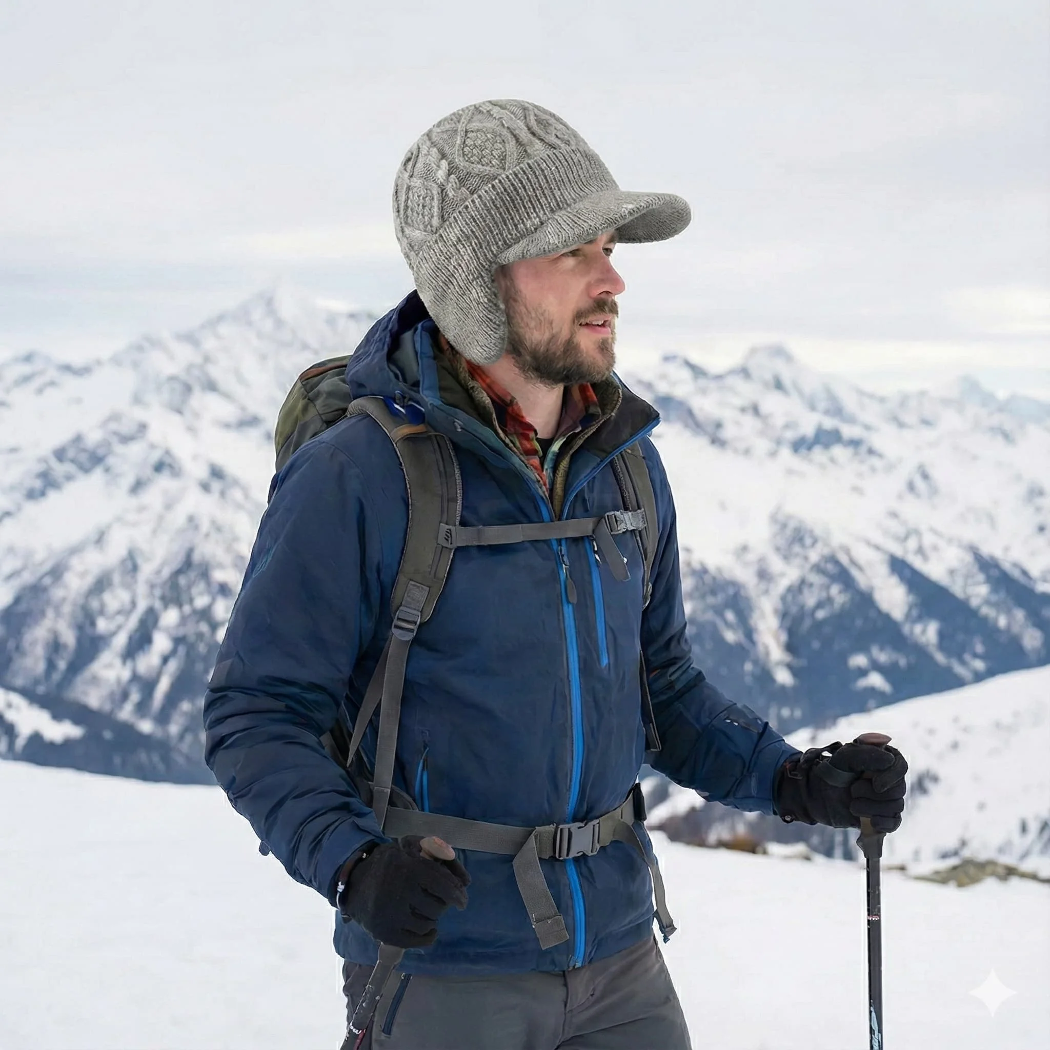 Gorro de inverno quente forrad - Wool Glove Lined avaliação e preço