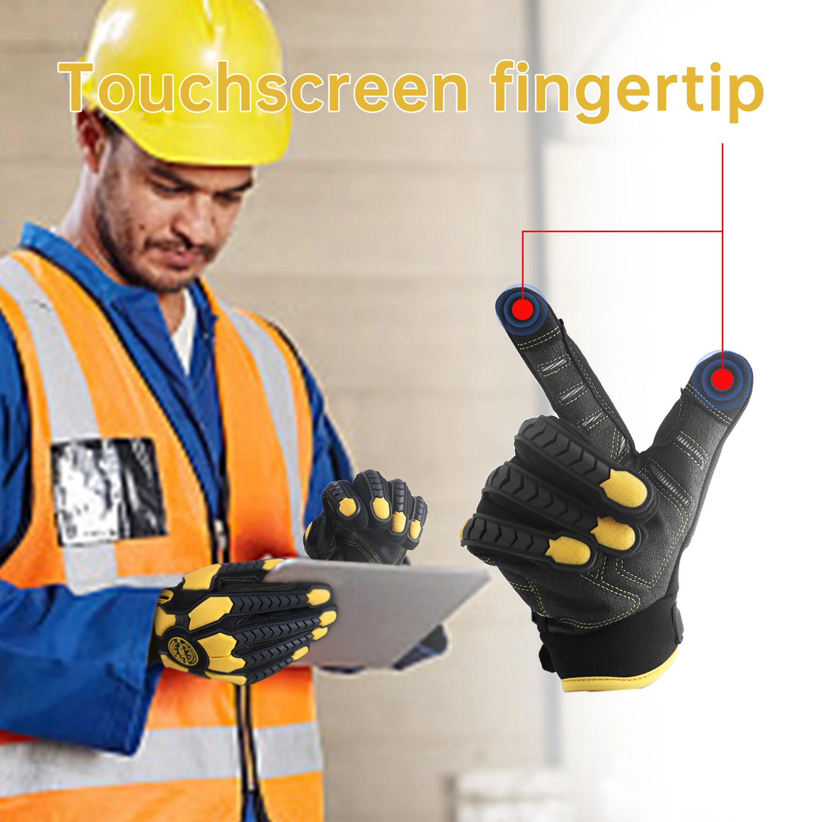 Luvas de Trabalho Reforçadas,  - Work Glove Impact avaliação e preço