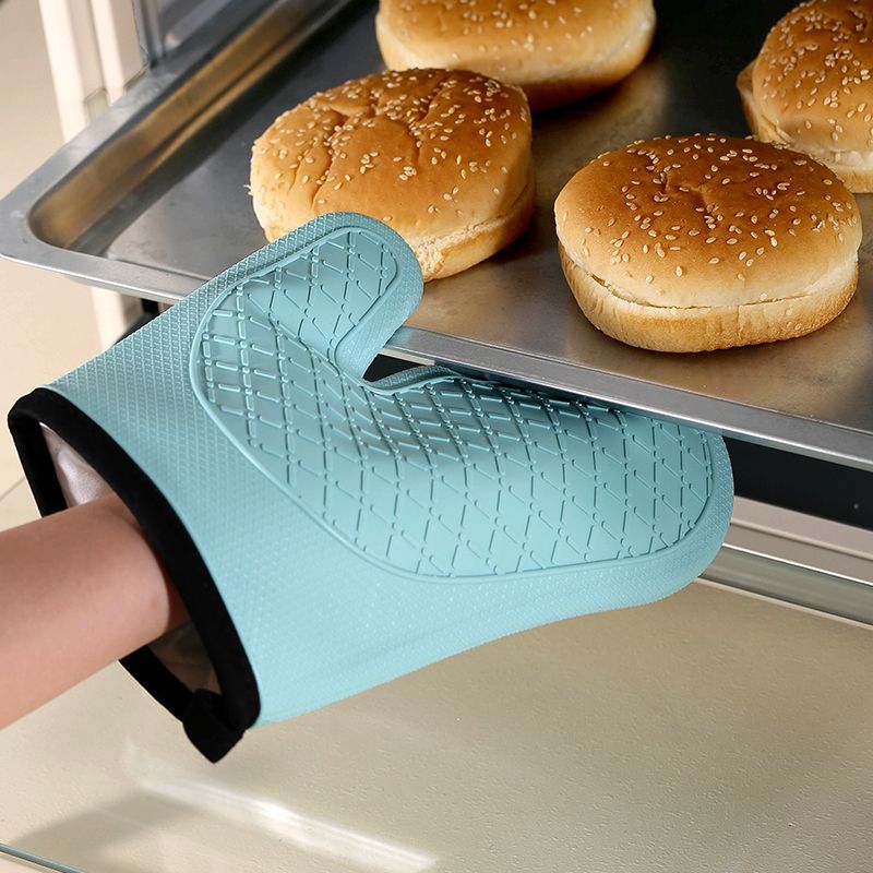 2 luvas de isolamento térmico  - Oven Mitt Silicone avaliação e preço