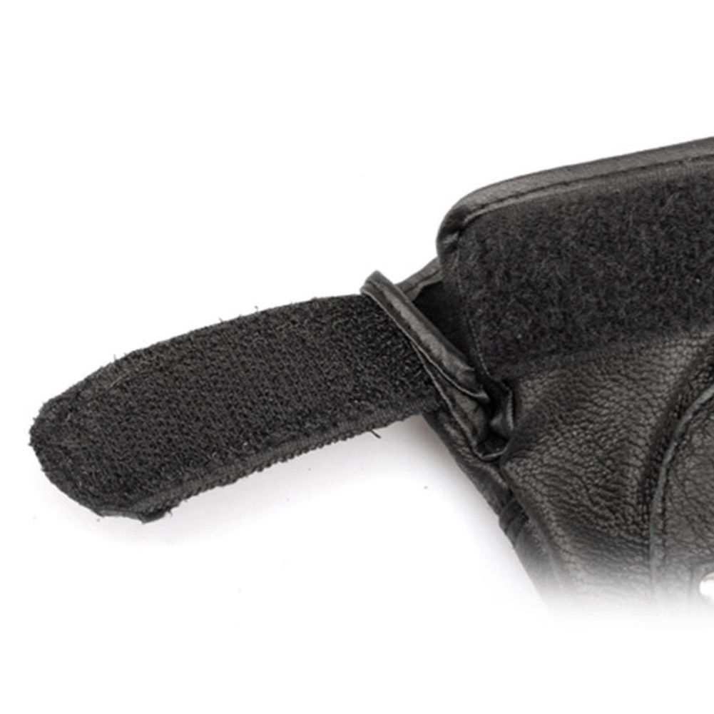 Luvas de Motocicleta Sem Dedos - Leather Driving Glove avaliação e preço
