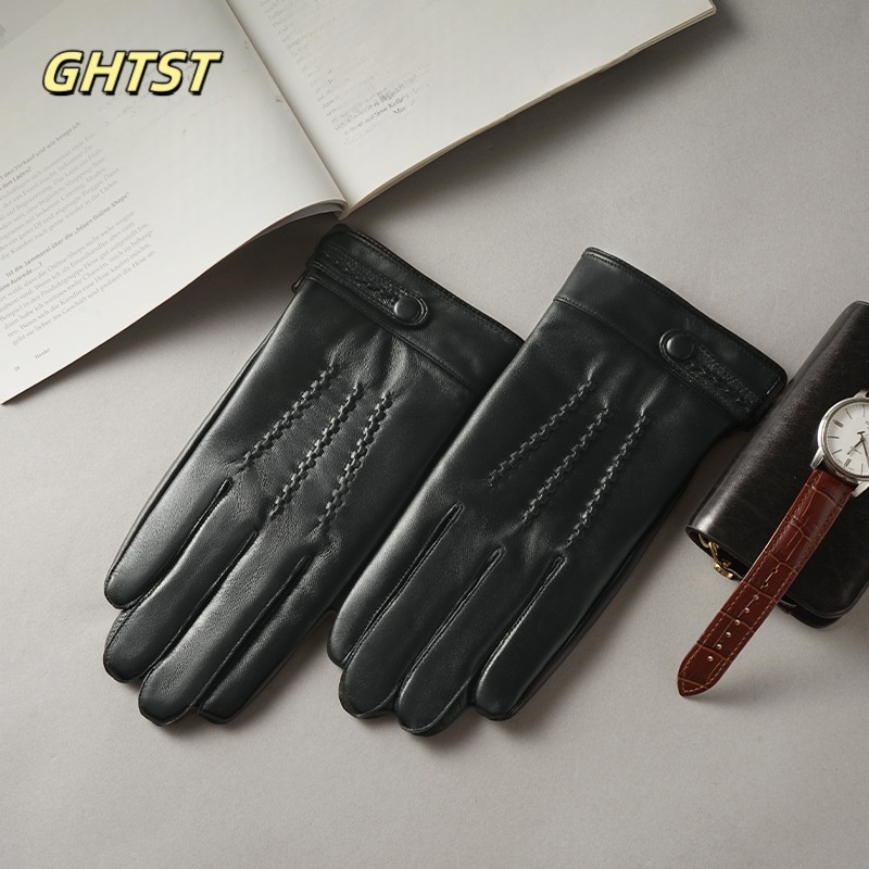 2025 novos homens inverno luva - Leather Driving Glove avaliação e preço