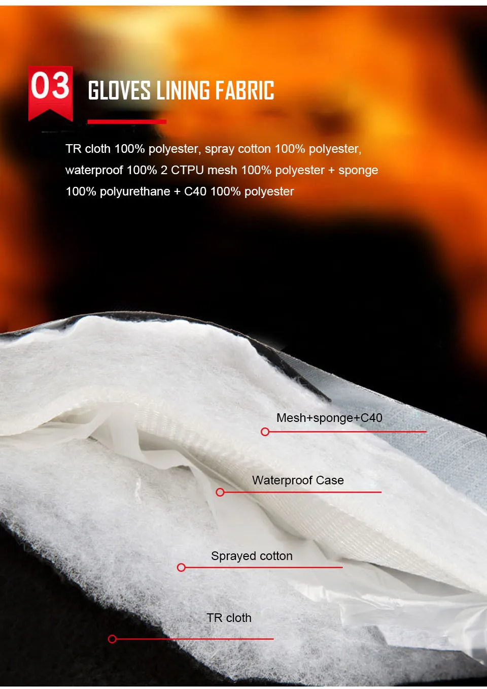 Luvas térmicas elétricas do aq - Winter Glove Insulated avaliação e preço