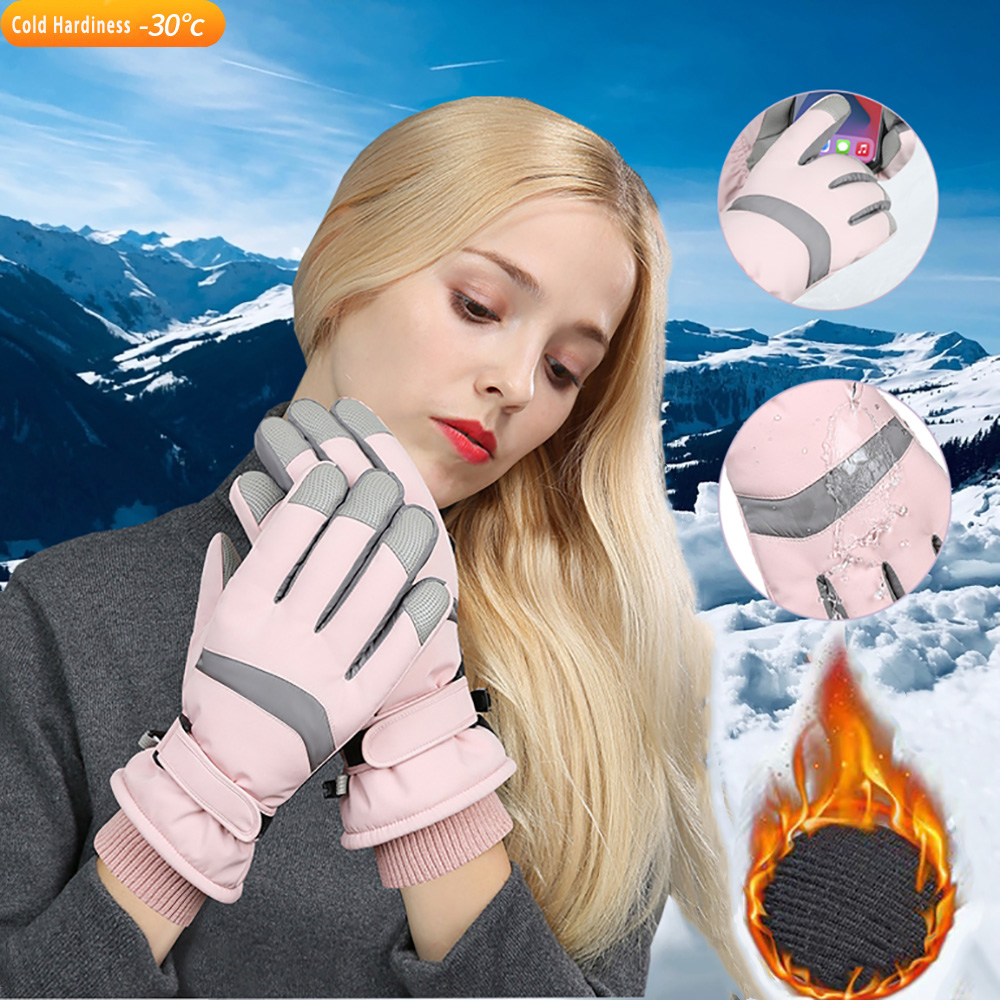 Luvas de Esqui YANBIGUO, Luvas - Ski Glove Waterproof avaliação e preço