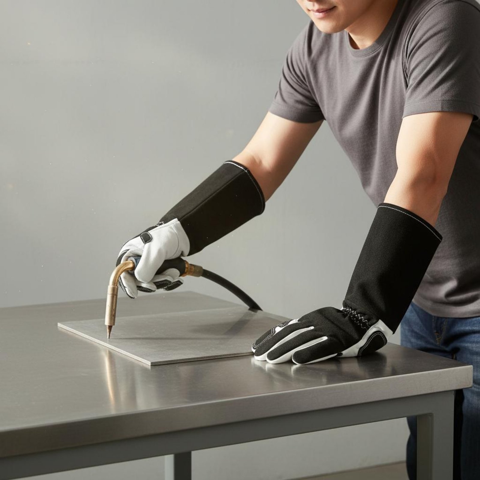 Luvas de Metalurgia TIG com De - Heat Resistant Glove avaliação e preço