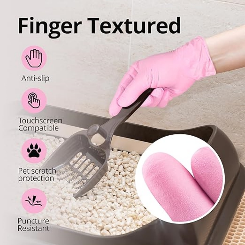 100-200PCS Luvas Descartáveis  - Nitrile Mechanic Glove avaliação e preço