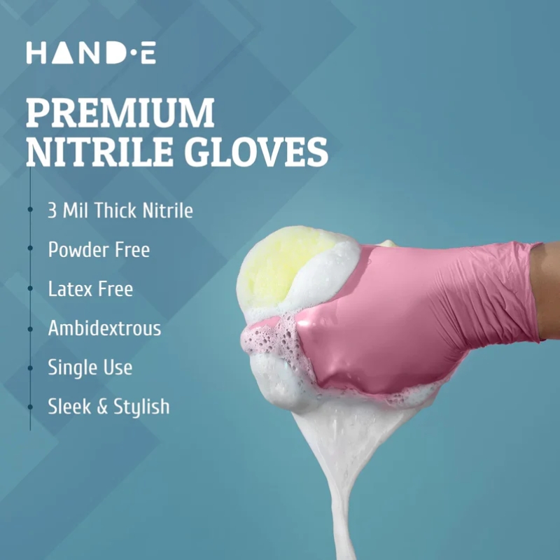 100-200PCS Luvas Descartáveis  - Nitrile Mechanic Glove avaliação e preço