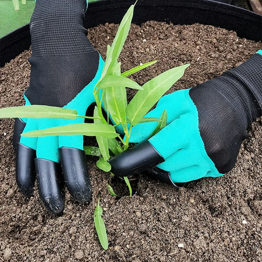 1 par de luvas de jardinagem c - Gardening Glove Waterproof avaliação e preço
