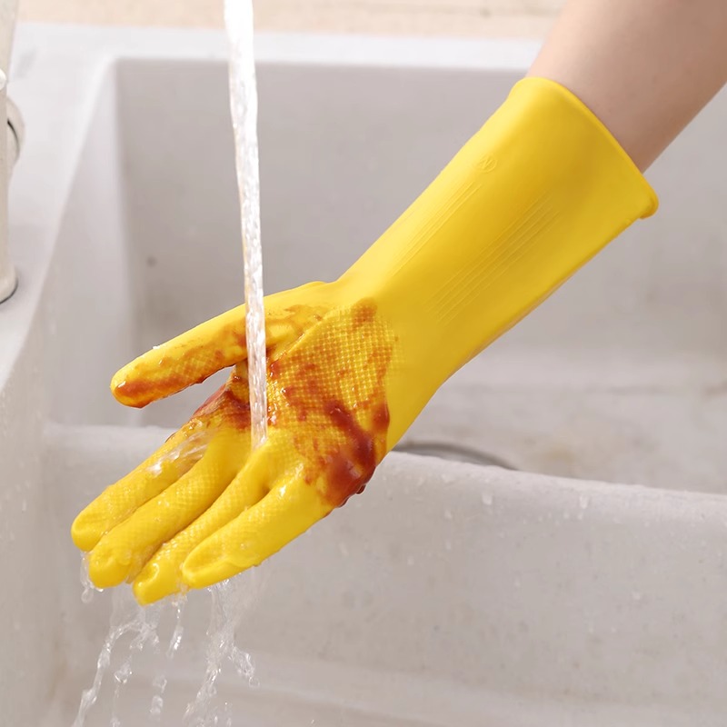 3 pares de luvas domésticas do - Dish Glove Rubber avaliação e preço