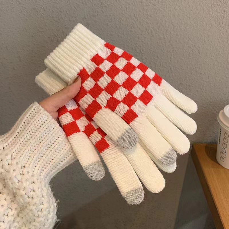 Inverno elástico tricô luvas d - Magic Touch Glove avaliação e preço
