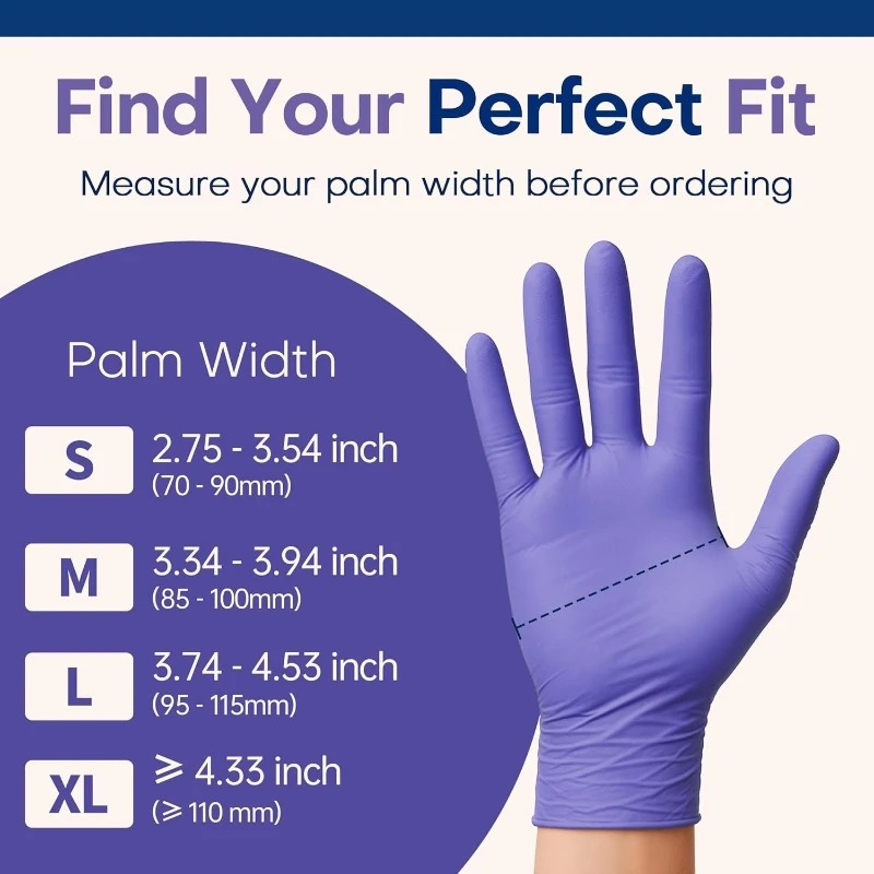 Luvas de Nitrilo Roxas Descart - Exam Glove Nitrile avaliação e preço