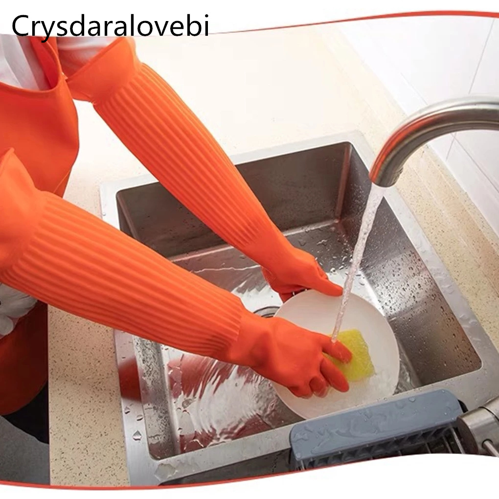 Luvas domésticas impermeáveis, - Rubber Glove Cleaning avaliação e preço