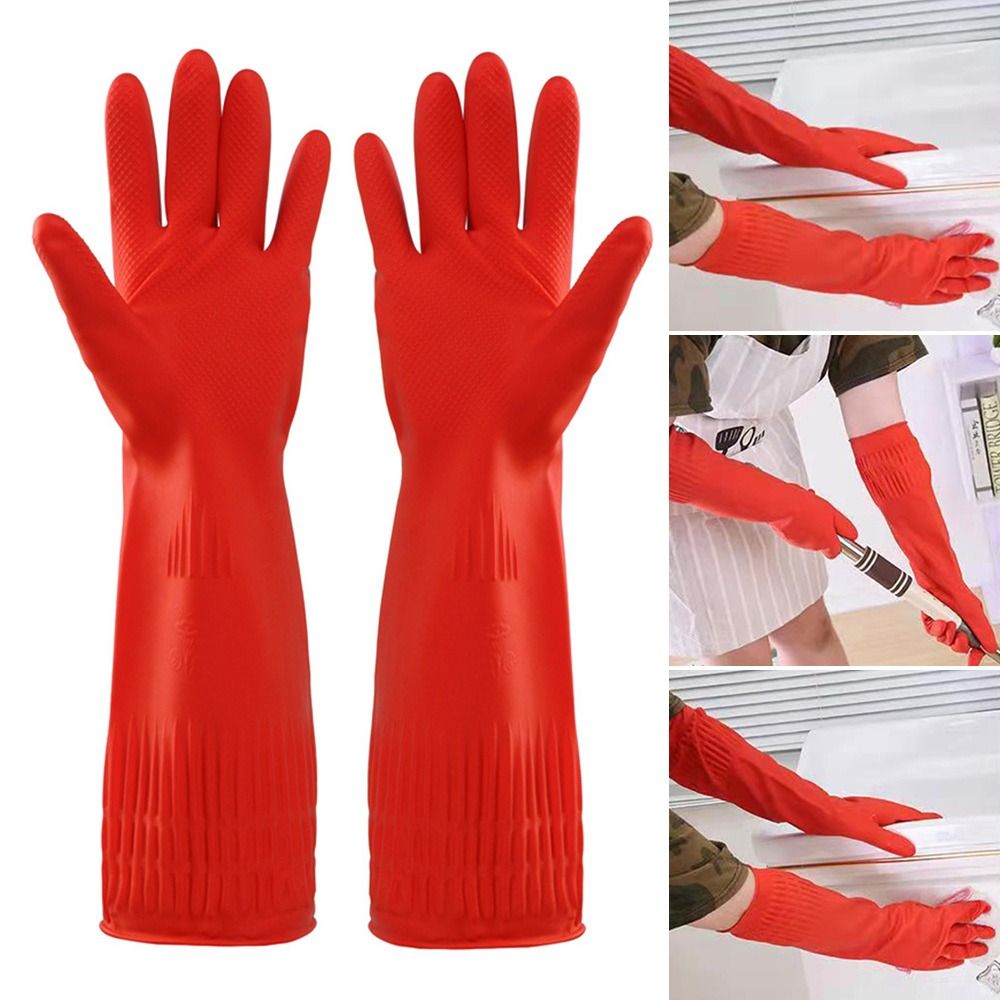 Luvas de borracha resistentes  - Dish Glove Rubber avaliação e preço