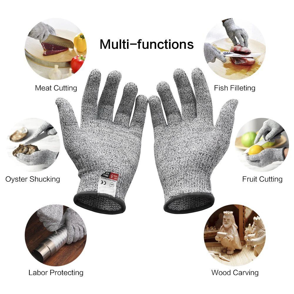 Luvas Anticorte HPPE Nível 5 p - Cut Resistant Glove avaliação e preço