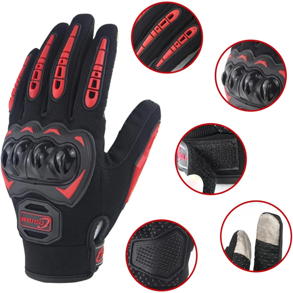 Luvas de motocicleta para verã - Motorcycle Glove Knuckle avaliação e preço