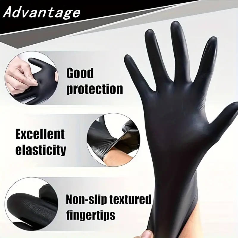 Luvas descartáveis pretas de n - Latex Disposable Glove avaliação e preço