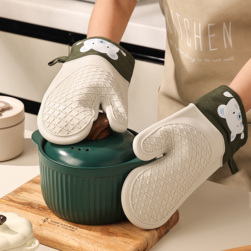 Luvas de Silicone Isolantes Té - Oven Mitt Silicone avaliação e preço