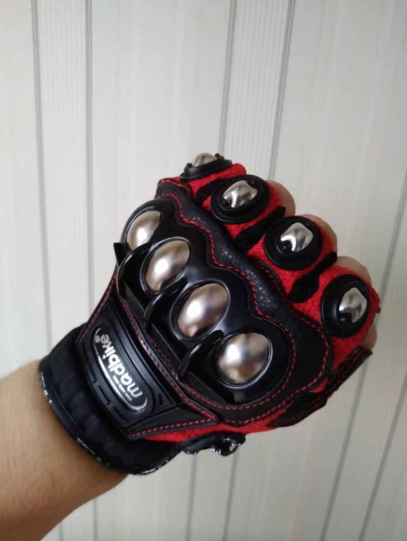 Luvas Táticas de Aço para Segu - Motorcycle Glove Knuckle avaliação e preço
