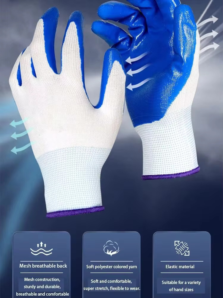 3 pares de luvas de nitrilo re - Nitrile Mechanic Glove avaliação e preço