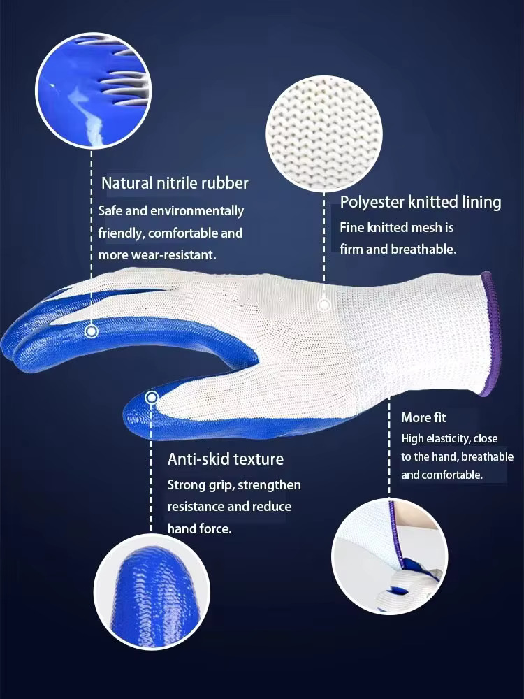 3 pares de luvas de nitrilo re - Nitrile Mechanic Glove avaliação e preço