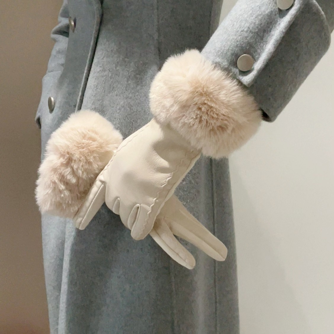 Inverno feminino luxo luvas de - Leather Driving Glove avaliação e preço