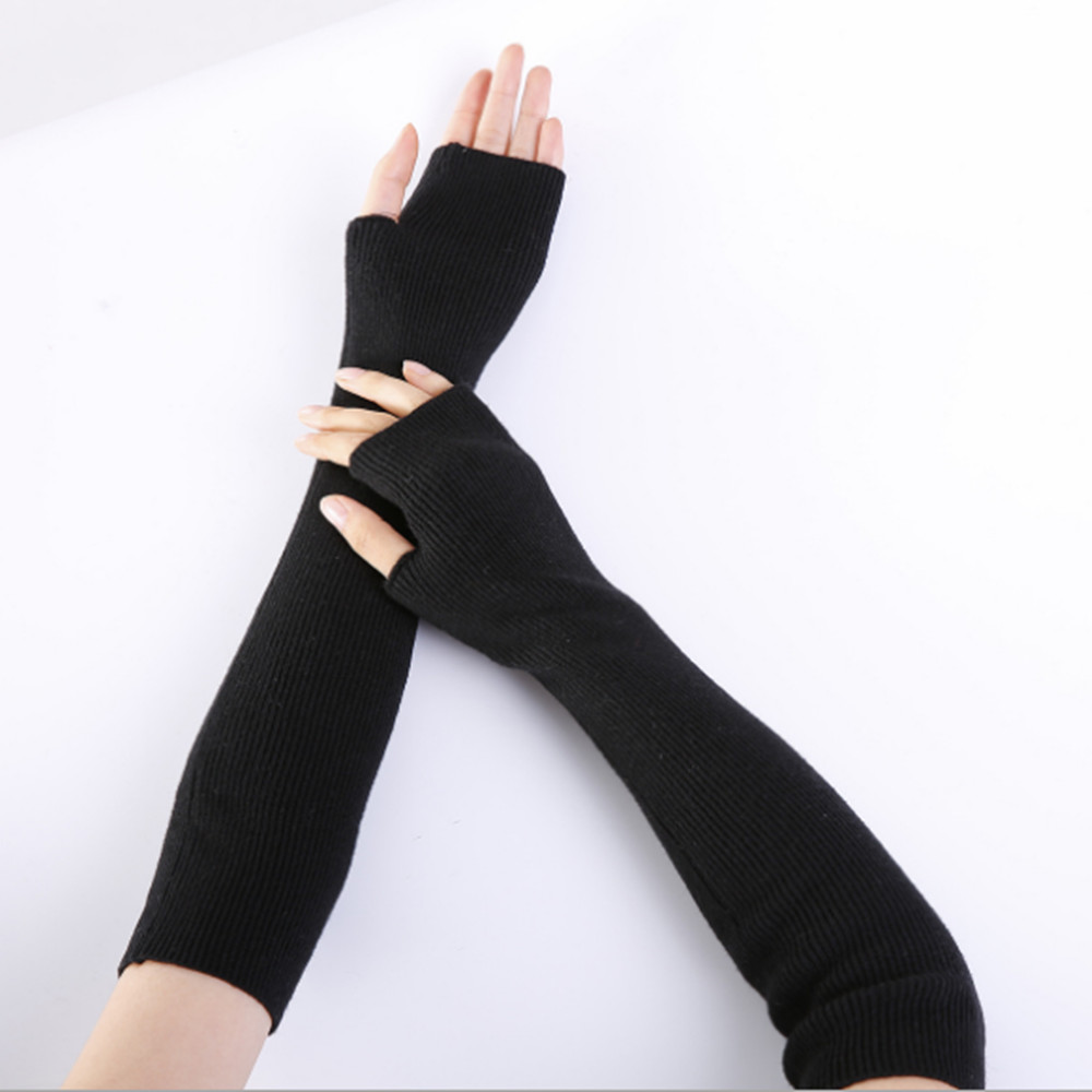 Unissex masculino senhoras luv - Fingerless Glove Knit avaliação e preço