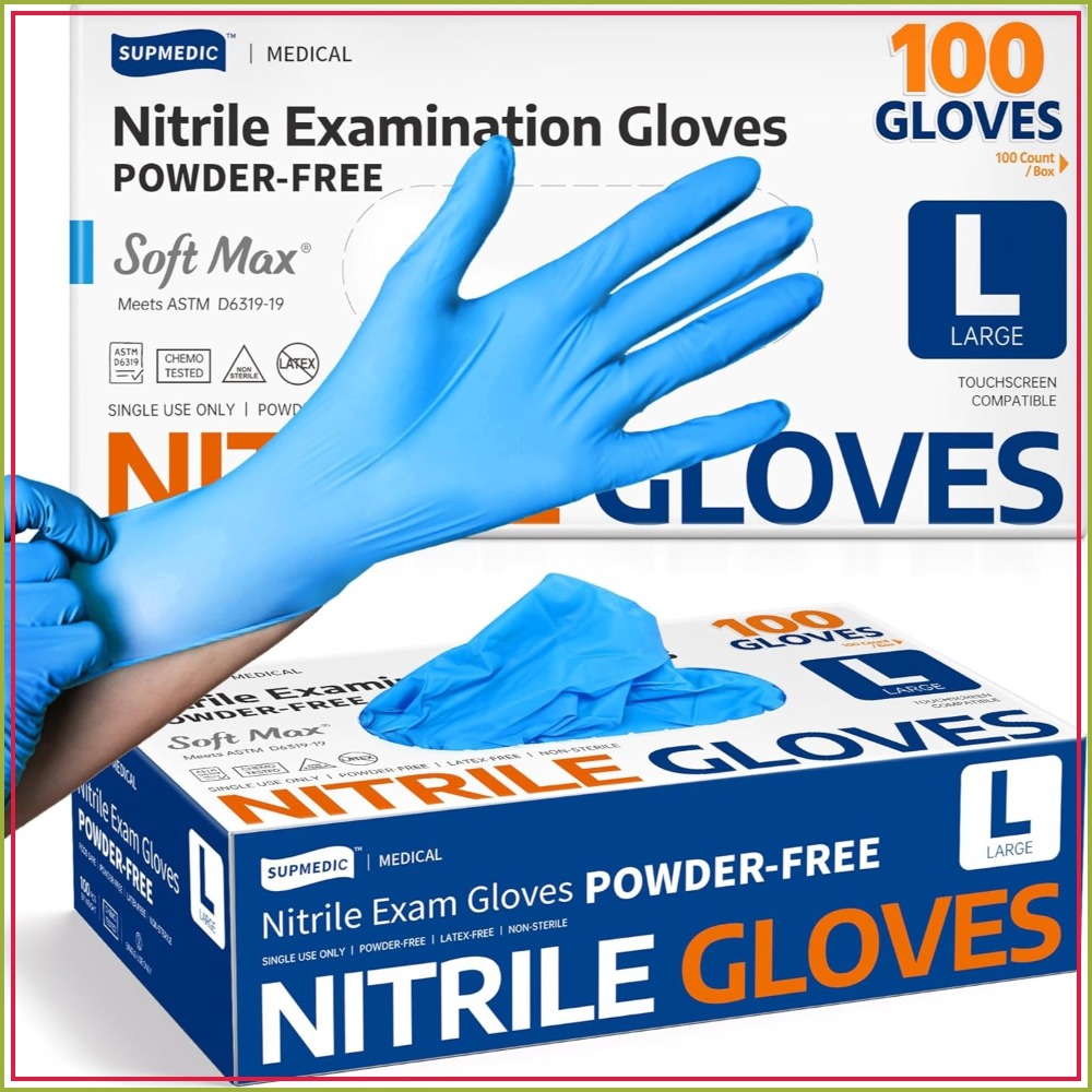 Luvas de Exame de Nitrilo Médi - Exam Glove Nitrile avaliação e preço