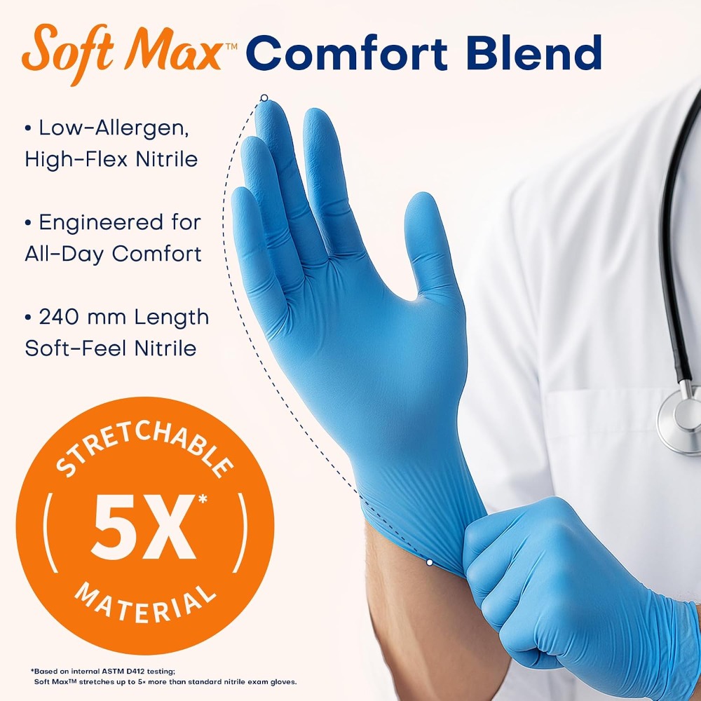 Luvas de Exame de Nitrilo Médi - Exam Glove Nitrile avaliação e preço