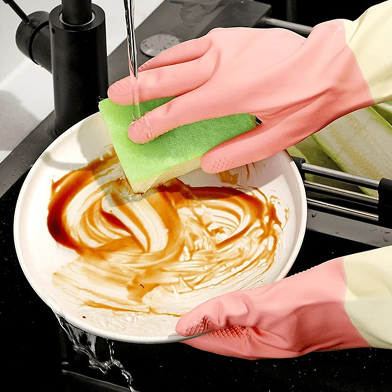 Luvas de cozinha espessadas, l - Dish Glove Rubber avaliação e preço