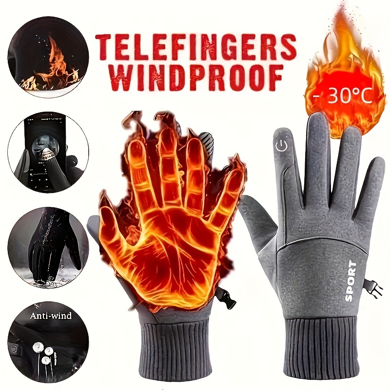 Luvas de ciclismo de inverno,  - Ski Glove Waterproof avaliação e preço