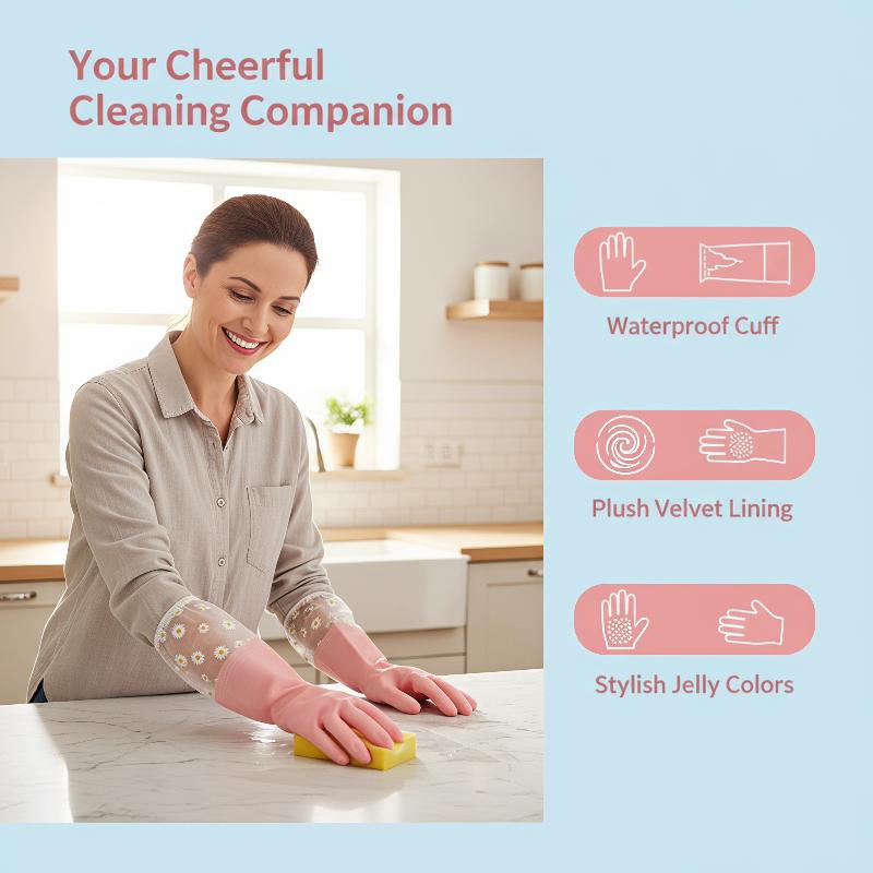 Luvas de Limpeza Impermeáveis  - Rubber Glove Cleaning avaliação e preço